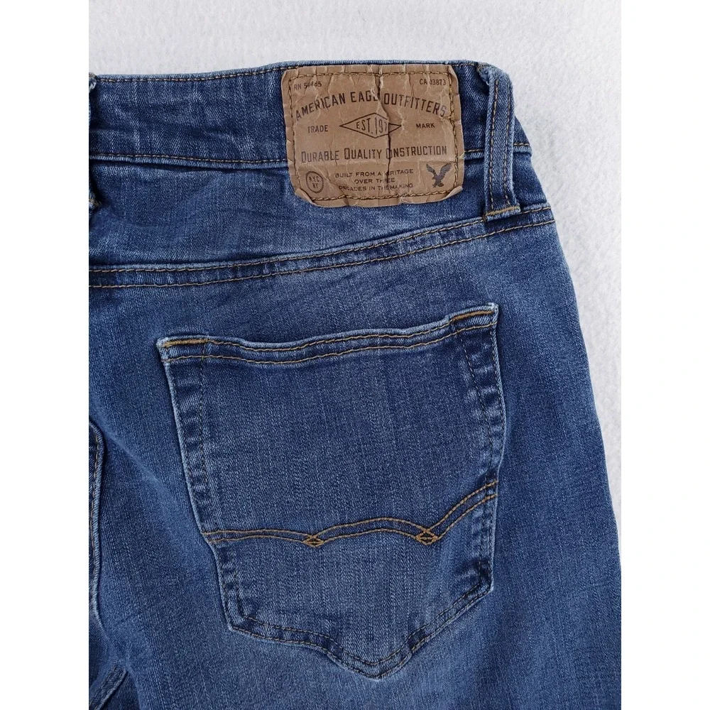 American Eagle Jeans Mens 29x30* Slim Straight Modern Stretch Denim Pants Medium